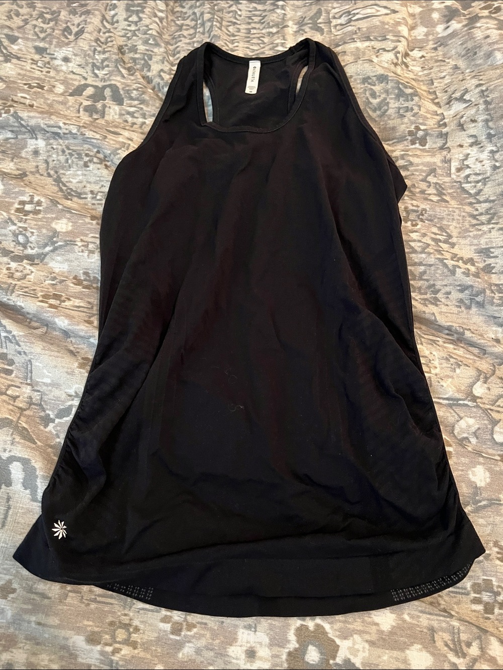 EUC Athleta Black Racerback Performance Tank